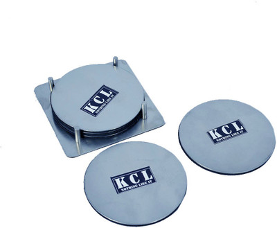 KCL Round Steel Coaster Set KCL Round Steel Coaster Set