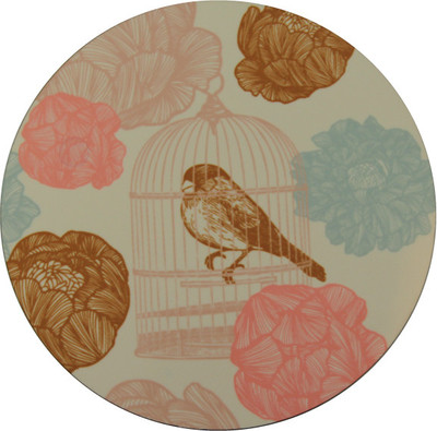 Nourish Round Wood Coaster Set Nourish Round Wood Coaster Set