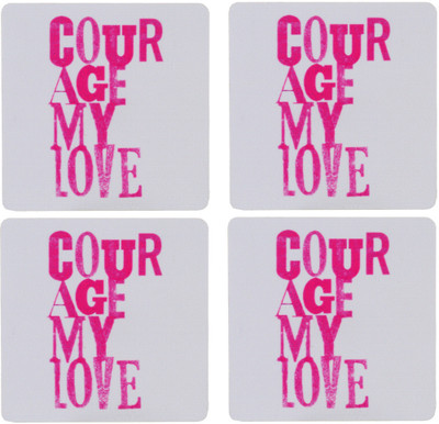 41% OFF on Kiosha Square Medium Density Fibreboard Coaster Set