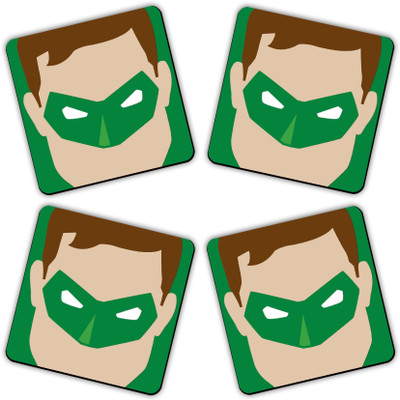 50% OFF on Get Fatang Square Wood Coaster Set