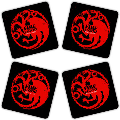 37% OFF on Get Fatang Square Wood Coaster Set