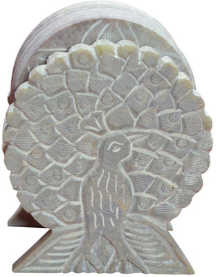 62% OFF on Artist Haat Round Stone Coaster Set 62% OFF on Artist Haat Round Stone Coaster Set