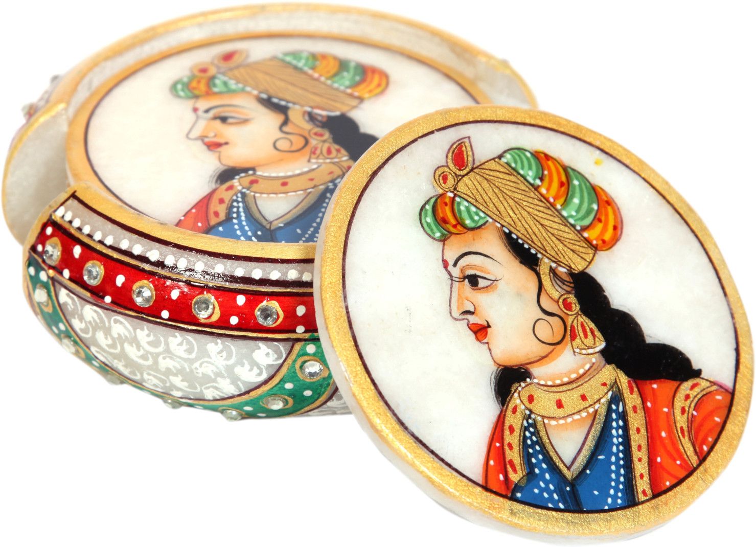 12% OFF on ArjaaIndia Round Marble Coaster Set 12% OFF on ArjaaIndia Round Marble Coaster Set