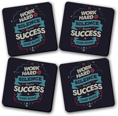 50% OFF on The Fappy Store Square Wood Coaster Set