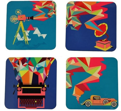 20% OFF on Bliss Square Medium Density Fibreboard Coaster Set 20% OFF on Bliss Square Medium Density Fibreboard Coaster Set