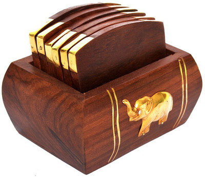 60% OFF on Jupiter Gifts and Crafts Square Wood Coaster Set 60% OFF on Jupiter Gifts and Crafts Square Wood Coaster Set