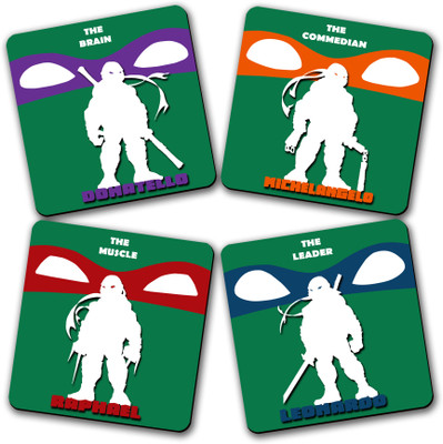 37% OFF on Get Fatang Square Wood Coaster Set