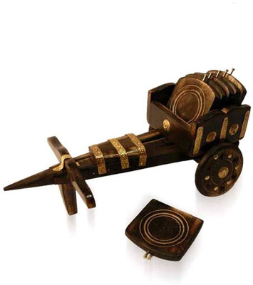 45% OFF on Design Hut Square Wood Coaster Set 45% OFF on Design Hut Square Wood Coaster Set