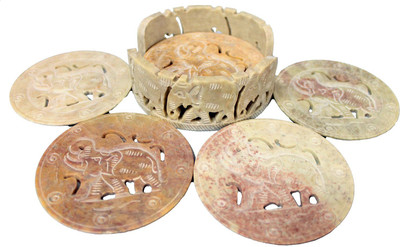 60% OFF on StonKraft Round Stone Coaster Set 60% OFF on StonKraft Round Stone Coaster Set