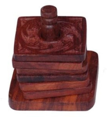 70% OFF on Onlineshoppee Square Wood Coaster Set