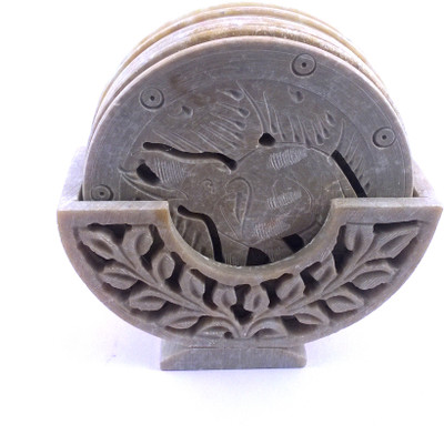 68% OFF on Artist Haat Round Stone Coaster Set 68% OFF on Artist Haat Round Stone Coaster Set