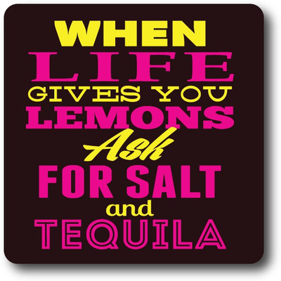 Nourish Square Wood Coaster