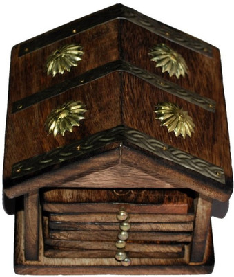 58% OFF on Onlineshoppee Square Wood Coaster