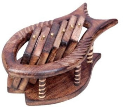 65% OFF on Online Shoppee Square Wood Coaster Set