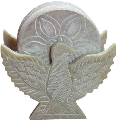 60% OFF on Artist Haat Round Stone Coaster Set 60% OFF on Artist Haat Round Stone Coaster Set