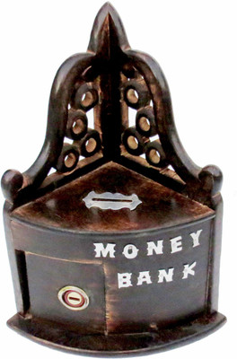 33% OFF on Pindia Wooden Authentic Design Save Money Box Kids Gift Decorative Item Coin Bank 33% OFF on Pindia Wooden Authentic Design Save Money Box Kids Gift Decorative Item Coin Bank