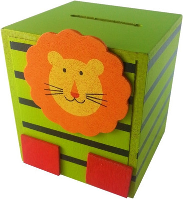Klassik Square Shape Lion Coin Bank Klassik Square Shape Lion Coin Bank