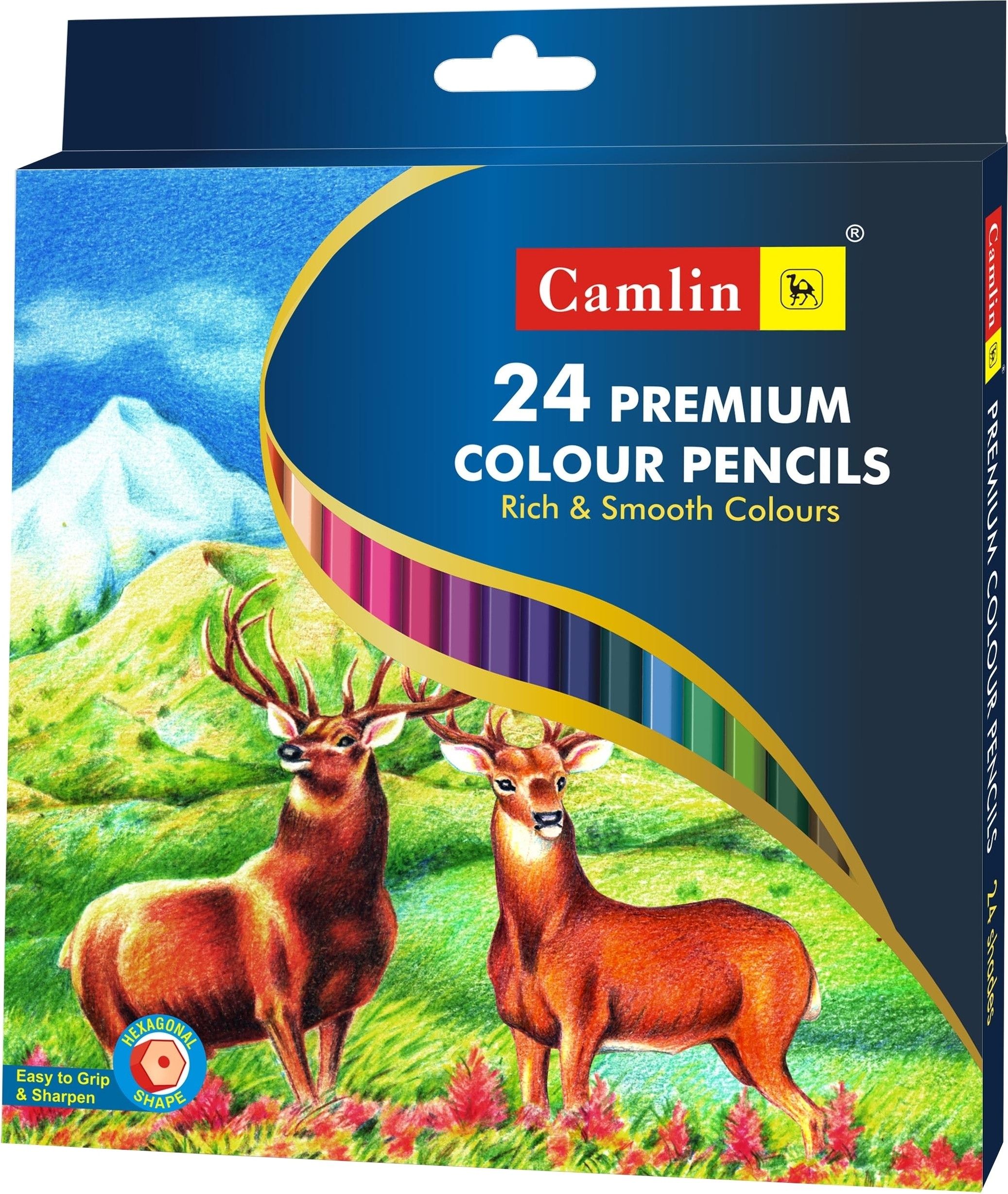 Camlin Premium Hexagonal Shaped Color Pencil
