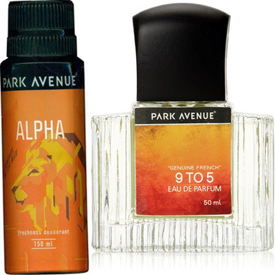 Park Avenue Alpha Deodorant ,9 to 5 EDP Combo Set