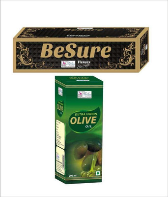 48% OFF on Besure Extra Virgin Olive Oil with Face Tissue Set of 2 48% OFF on Besure Extra Virgin Olive Oil with Face Tissue Set of 2