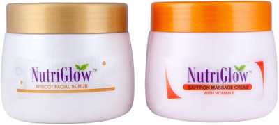 28% OFF on NutriGlow Apricot Facial Scrub with Saffron Massage Cream Set of 2 28% OFF on NutriGlow Apricot Facial Scrub with Saffron Massage Cream Set of 2