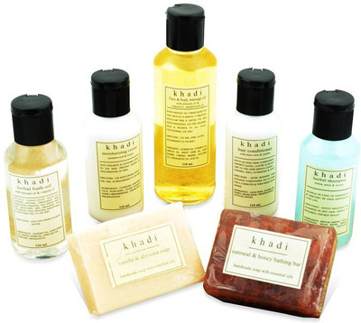 Khadi Complete Winter Dryness Care Kit of Creams, Bath & Massage Oils Set of 7 Khadi Complete Winter Dryness Care Kit of Creams, Bath & Massage Oils Set of 7