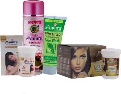 5% OFF on Amura Colour Cosmetics Face Care Combo Set of 4