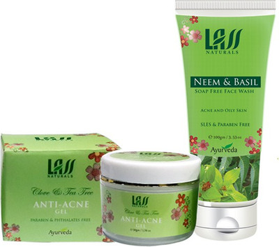 9% OFF on Lass Naturals Combos of Face wash and Gel Set of 2 9% OFF on Lass Naturals Combos of Face wash and Gel Set of 2