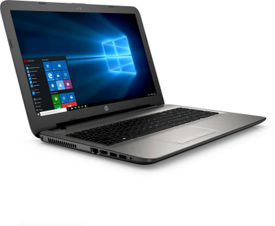 HP 15-af114AU P3C92PA#ACJ APU Quad Core A8 - (4 GB DDR3/1 TB HDD/Windows 10) Notebook (15.6 inch, Turbo SIlver Color With Diamond & Cross Brush Pattern) 