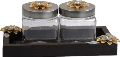 Aradhana Arts Gift Set 3 Piece Condiment Set Plastic