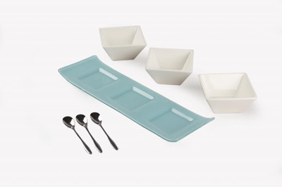 20% OFF on Fennel Rectangular 7 Piece Condiment Set Porcelain, Glass, Steel 20% OFF on Fennel Rectangular 7 Piece Condiment Set Porcelain, Glass, Steel