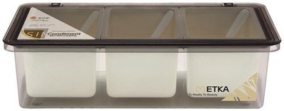 66% OFF on Metka Seasoning Box 3 Piece Condiment Set Plastic