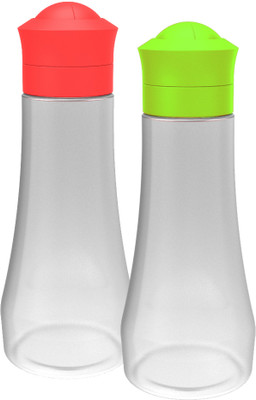 Primeway Jido - Automatic Open & Close Dispenser Squeezer Bottle 2 Piece Oil & Vinegar Set Plastic Primeway Jido - Automatic Open & Close Dispenser Squeezer Bottle 2 Piece Oil & Vinegar Set Plastic