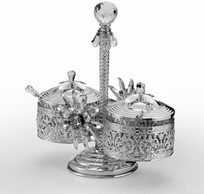 Treta Exquisite with Handle in Sterling Silver 1 Piece Condiment Set Silver