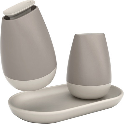 Bewater 3 Piece Salt & Pepper Set Plastic Bewater 3 Piece Salt & Pepper Set Plastic