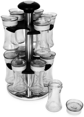 9% OFF on MOM Italy 12 pcs spice rack set Grey 13 Piece Condiment Set Glass 9% OFF on MOM Italy 12 pcs spice rack set Grey 13 Piece Condiment Set Glass