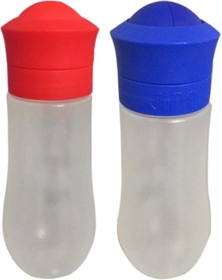 Primeway Jido - Automatic Open & Close Dispenser Squeezer Bottle 2 Piece Oil & Vinegar Set Plastic Primeway Jido - Automatic Open & Close Dispenser Squeezer Bottle 2 Piece Oil & Vinegar Set Plastic