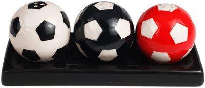 49% OFF on THD Castor Soccer Ball 4 Piece Salt & Pepper Set Ceramic