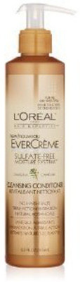 L 'Oreal Paris EverCreme Sulfate-Free Moisture System Cleansing Conditioner (Pack of 3) L 'Oreal Paris EverCreme Sulfate-Free Moisture System Cleansing Conditioner (Pack of 3)