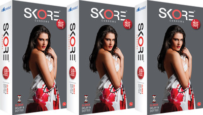 20% OFF on Skore Not Out Condom 20% OFF on Skore Not Out Condom
