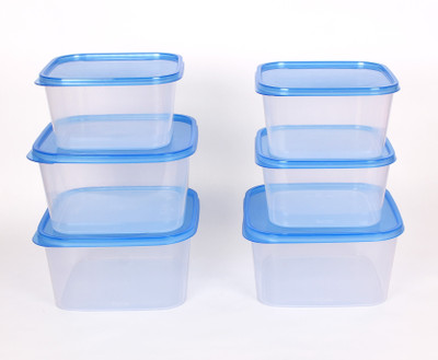 10% OFF on Gluman - 5000 ml, 3000 ml Plastic Food Container Pack of 6, White, Blue 10% OFF on Gluman - 5000 ml, 3000 ml Plastic Food Container Pack of 6, White, Blue