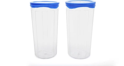 67% OFF on Cutting Edge Seal N Kiss 2 pc set 1500ml food storage containers - 3000 ml Polypropylene Food Container Pack of 2, Blue