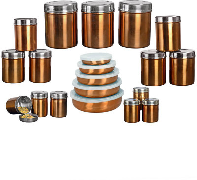 43% OFF on Heluvi canister-20-copper - 12900 ml Stainless Steel Milk Powder Container Pack of 20, Gold 43% OFF on Heluvi canister-20-copper - 12900 ml Stainless Steel Milk Powder Container Pack of 20, Gold
