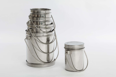 2% OFF on Sunshine Steel Milk Pot - 1 L, 1.5 L, 2 L, 2.5 L, 3.5 L Stainless Steel Food Container Pack of 5, Steel 2% OFF on Sunshine Steel Milk Pot - 1 L, 1.5 L, 2 L, 2.5 L, 3.5 L Stainless Steel Food Container Pack of 5, Steel
