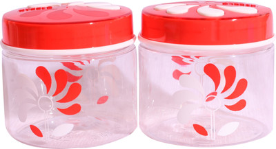 9% OFF on Steelo Multipurpose Storage Jars - 500 ml Plastic Food Container Pack of 2, Clear 9% OFF on Steelo Multipurpose Storage Jars - 500 ml Plastic Food Container Pack of 2, Clear