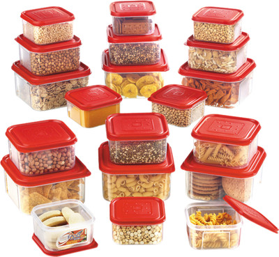 24% OFF on Prime Housewares - 300 ml, 600 ml, 1200 ml Plastic Food Container Pack of 20, Red 24% OFF on Prime Housewares - 300 ml, 600 ml, 1200 ml Plastic Food Container Pack of 20, Red