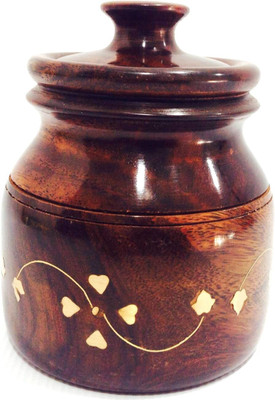 28% OFF on Shivay Arts - 200 ml Wooden Milk Powder Container Brown, Gold 28% OFF on Shivay Arts - 200 ml Wooden Milk Powder Container Brown, Gold
