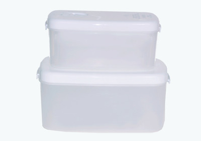 45% OFF on Royal Ss - 2.5 L Plastic Food Container Pack of 2, White 45% OFF on Royal Ss - 2.5 L Plastic Food Container Pack of 2, White