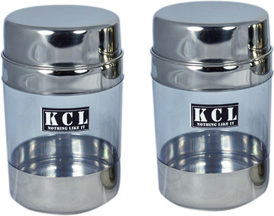 25% OFF on KCL Odyessy See through Jars - 300 ml Stainless Steel Food Container Pack of 2, Steel 25% OFF on KCL Odyessy See through Jars - 300 ml Stainless Steel Food Container Pack of 2, Steel