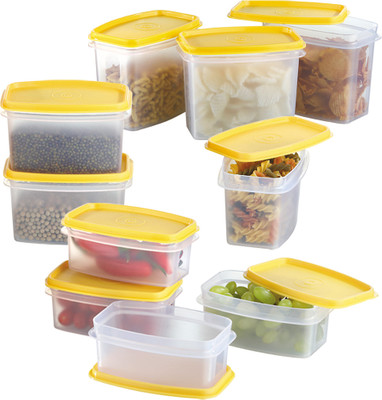 25% OFF on Prime Housewares Food Savers Canisters - 500 ml, 750 ml, 1000 ml Plastic Food Container Pack of 10, Yellow 25% OFF on Prime Housewares Food Savers Canisters - 500 ml, 750 ml, 1000 ml Plastic Food Container Pack of 10, Yellow